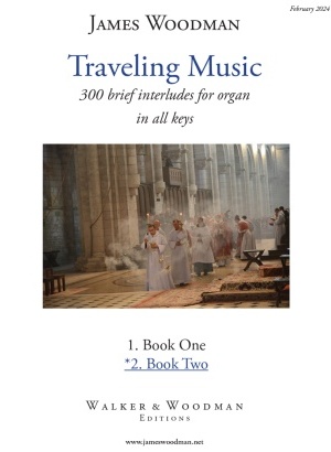 Traveling Music: 300 brief interludes for organ in all keys (Book II) Cover